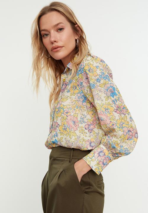 Trendyol - Oversize floral shirt - multi