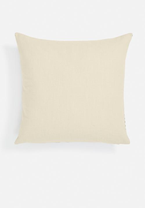 Hertex Haus - Border fence cushion cover - oyster
