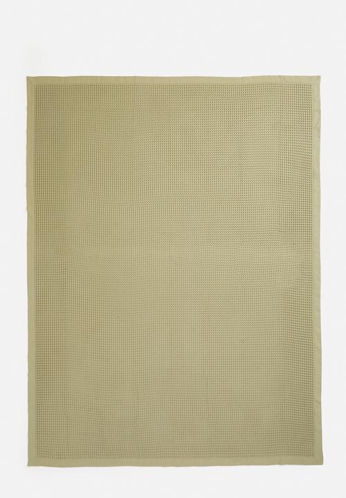 Hertex Haus - Honeycomb turkish cotton throw - leaflet