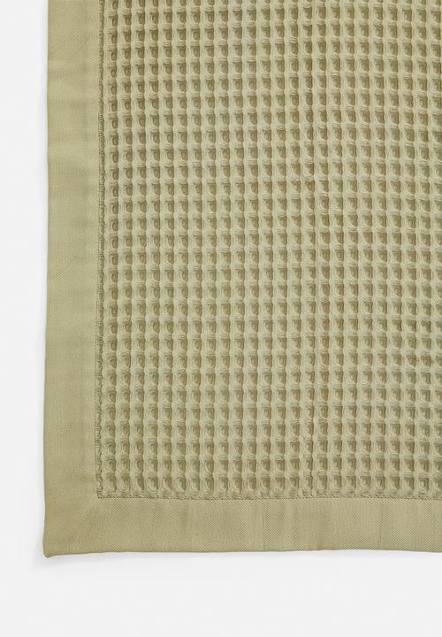 Hertex Haus - Honeycomb turkish cotton throw - leaflet