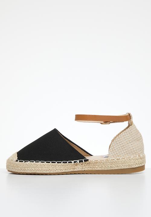 Madison® - Charlie 2 ankle tie espadrille - black
