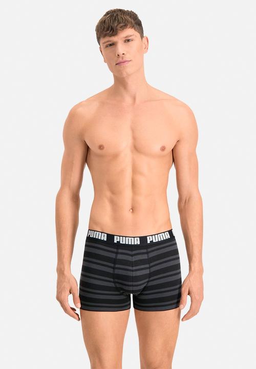 PUMA - Puma heritage stripe boxer 2p - black