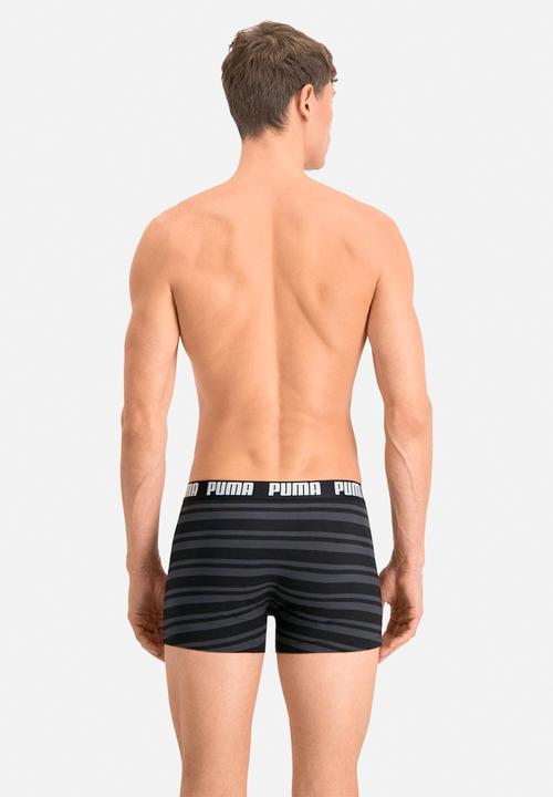 PUMA - Puma heritage stripe boxer 2p - black