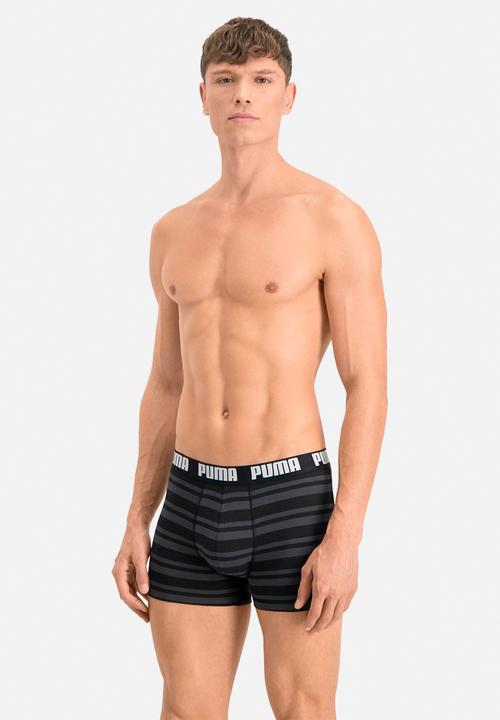 PUMA - Puma heritage stripe boxer 2p - black