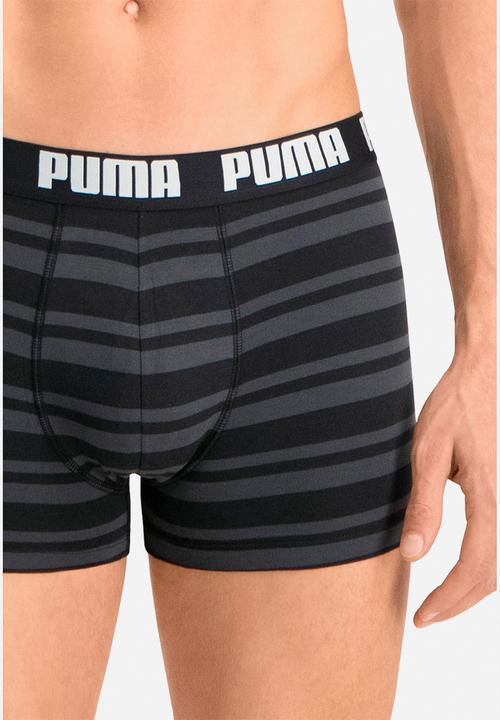 PUMA - Puma heritage stripe boxer 2p - black