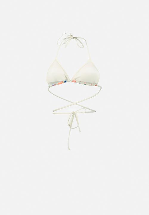 PUMA - Puma swim women wrap triangle 1p - white combo