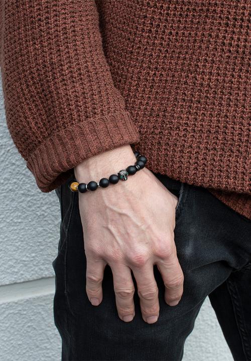 Dan Fuller Jewellery - Black Panther Gold Tigers Eye Exclusive Bracelet