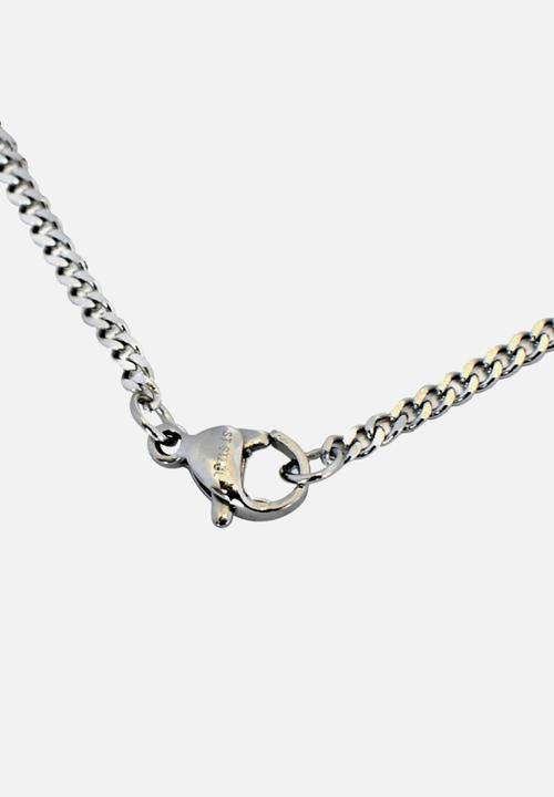 Dan Fuller Jewellery - Black Tigers Eye Gem Stone Necklace - Silver