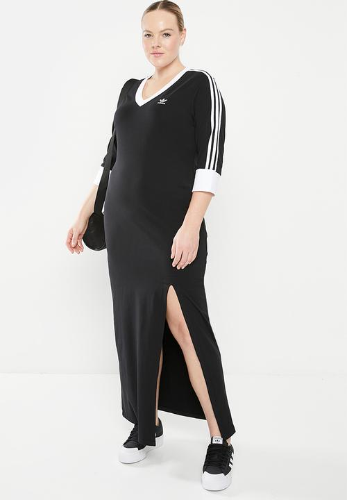 adidas Originals - Plus v-neck dress w - black