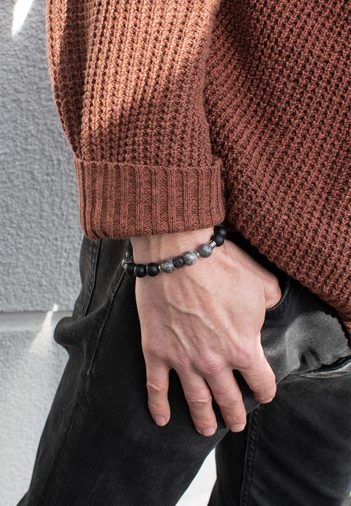 Dan Fuller Jewellery - Grey Jasper Exclusive Bracelet