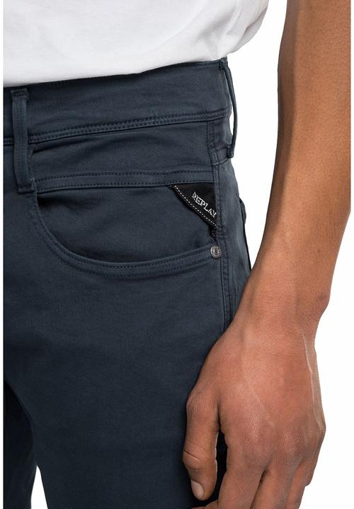 Replay - 10.5 OZ bull hyperflex stretch denim slim - blue