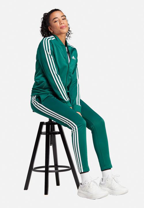 adidas Performance - W 3s tr ts - collegiate green/white