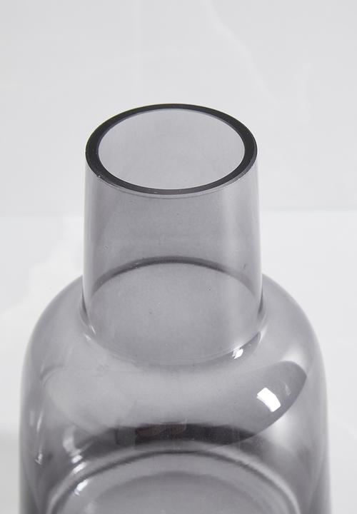 Sixth Floor - Kira glass vase - smoke