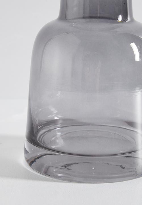Sixth Floor - Kira glass vase - smoke