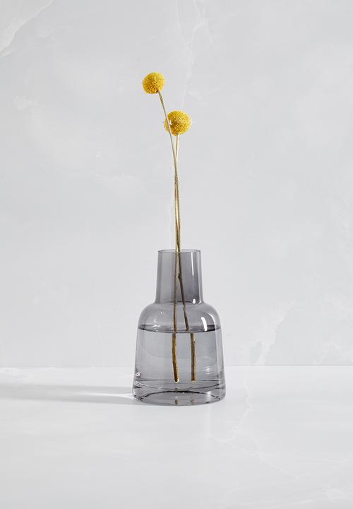 Sixth Floor - Kira glass vase - smoke