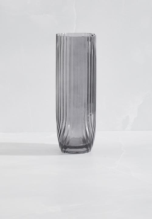 Sixth Floor - U glass vase - smoke