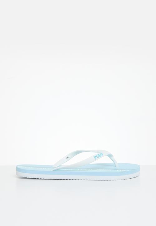 POLO - Youths stripe flip flop - blue