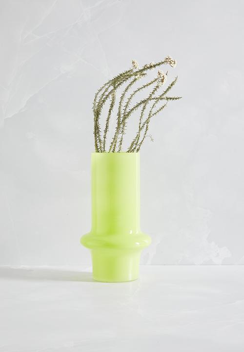 Sixth Floor - Julian glass vase - matcha green