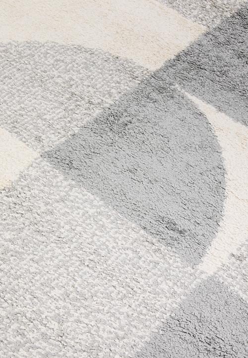 Fotakis - Gippy shaggy rug - abstract grey