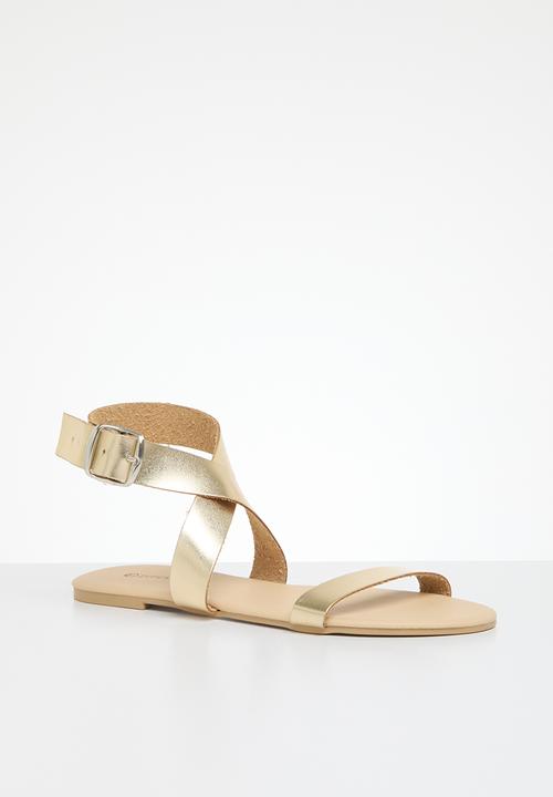 Superbalist - Talia ankle strap sandal - gold