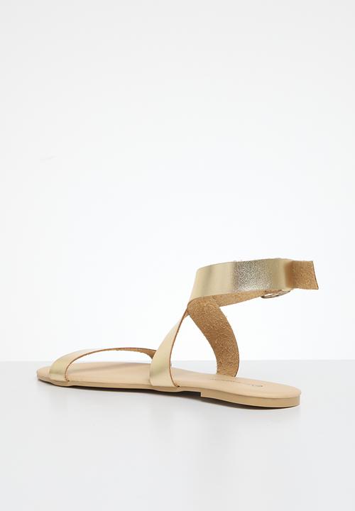 Superbalist - Talia ankle strap sandal - gold