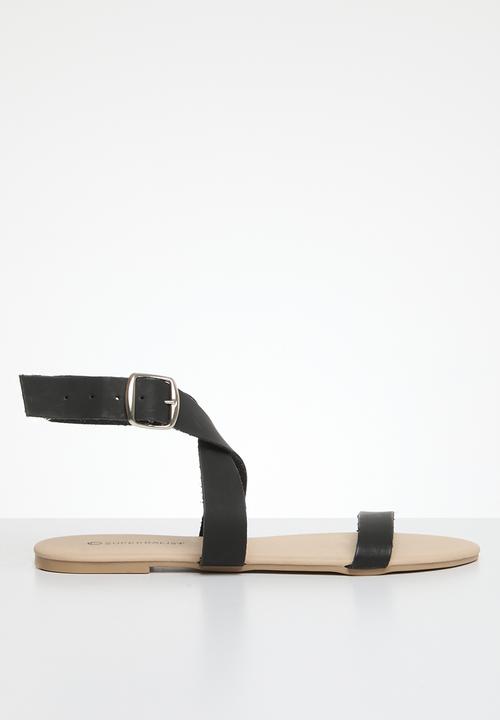 Superbalist - Talia ankle strap sandal - black