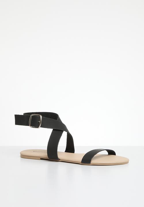 Superbalist - Talia ankle strap sandal - black