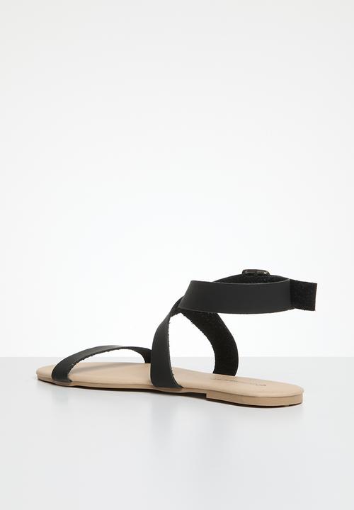 Superbalist - Talia ankle strap sandal - black