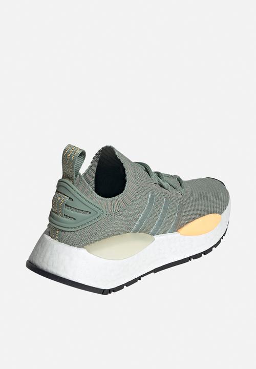 adidas Originals - Nmd_w1 - silver green/silver pebble/acid orange