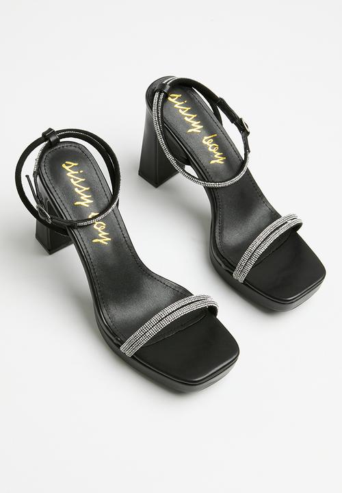 SISSY BOY - Platform sandal - black