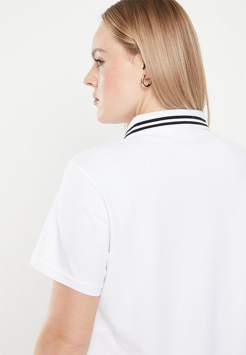 POLO - Plus leah golfer dress - white