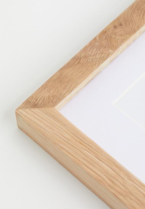 H&M - Wooden photo frame - light beige 
