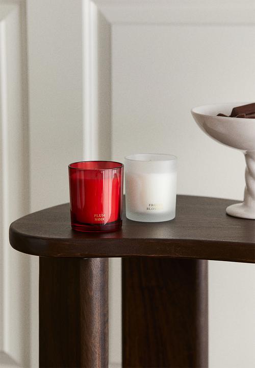 H&M - Gift-boxed 2-pack scented candles - red/white