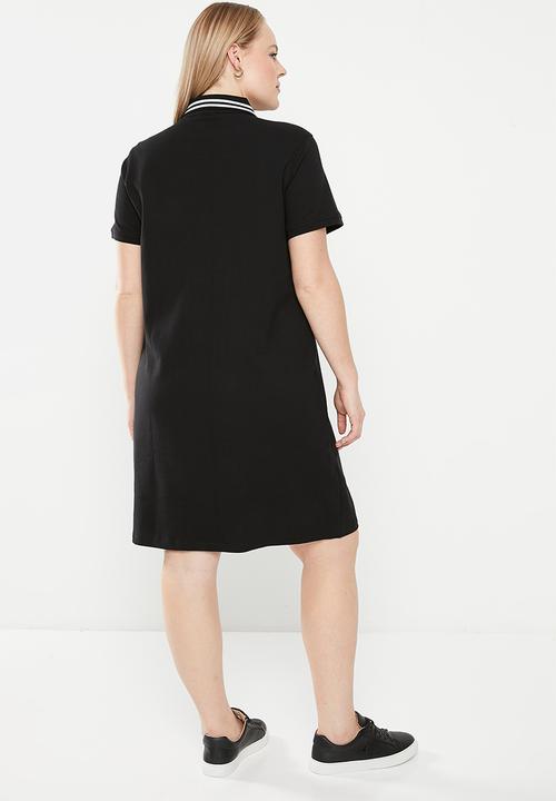 POLO - Plus leah golfer dress - black