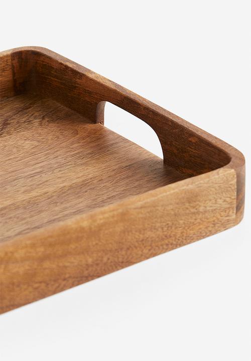 H&M - Wooden tray - beige