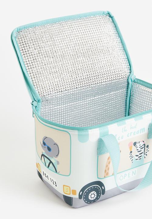 H&M - Printed cool bag - turquoise bus 