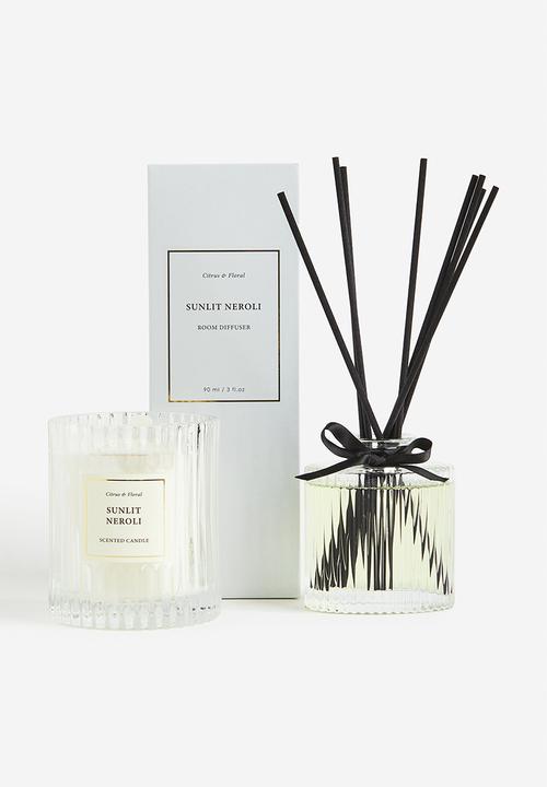 H&M - Scented candle in glass holder - transparent sunlit neroli