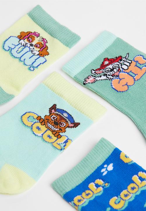 H&M - 5-Pack patterned socks - light yellow paw patrol