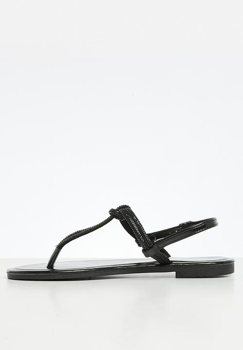 Madison® - Heather thong sandal - black