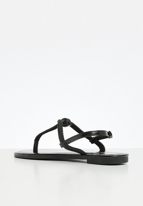 Madison® - Heather thong sandal - black