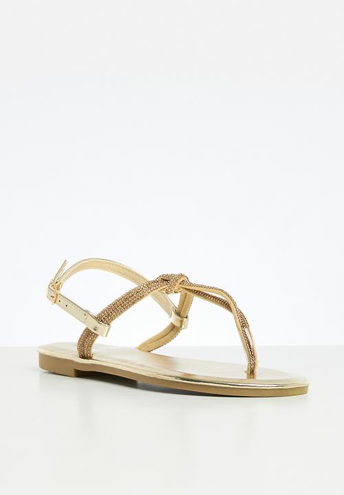 Madison® - Heather thong sandal - gold