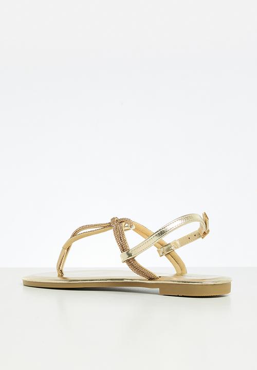 Madison® - Heather thong sandal - gold