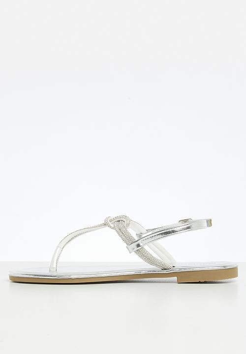 Madison® - Heather thong sandal - silver