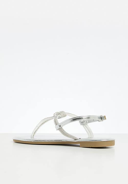 Madison® - Heather thong sandal - silver