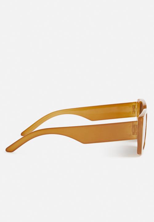 Superbalist - Austin rectangular sunglasses - brown