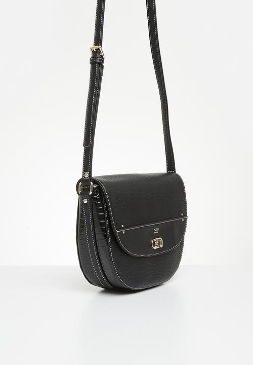 POLO - Saddle crossbody - black