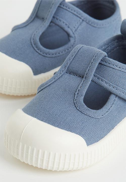 H&M - Cotton canvas sandals - blue