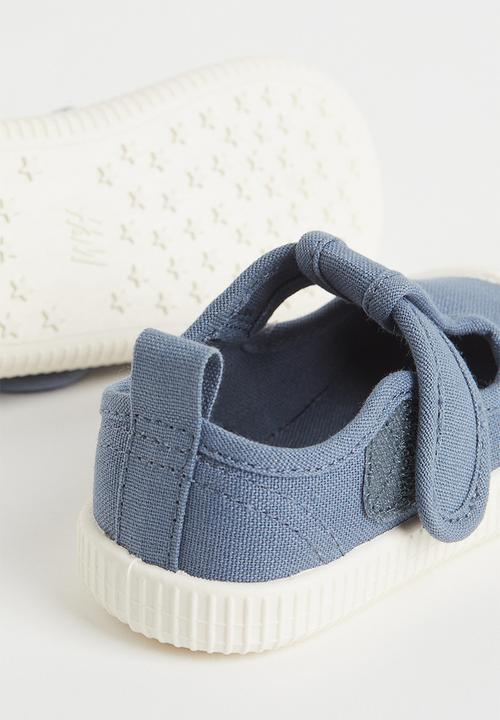 H&M - Cotton canvas sandals - blue