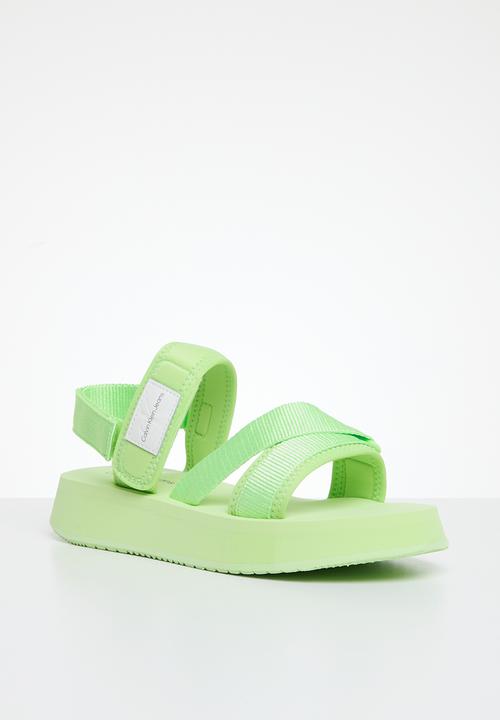 Calvin Klein - Prefresato sandal badge - live mist