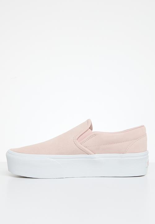 Vans - Ua classic slip-on stackform - mono embroidery rose smoke
